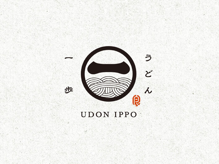 うどん一歩 ロゴ