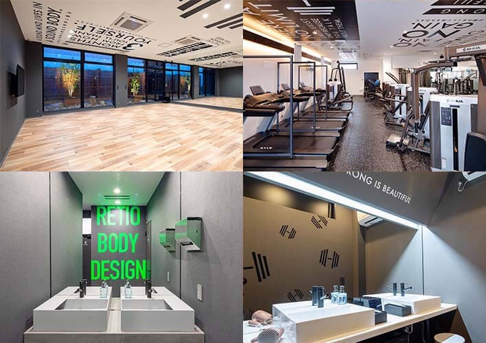 店舗内装・外装&看板　RETIO BODY DESIGN 玉島店